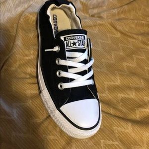 Black and white slip on converse women’s size 7